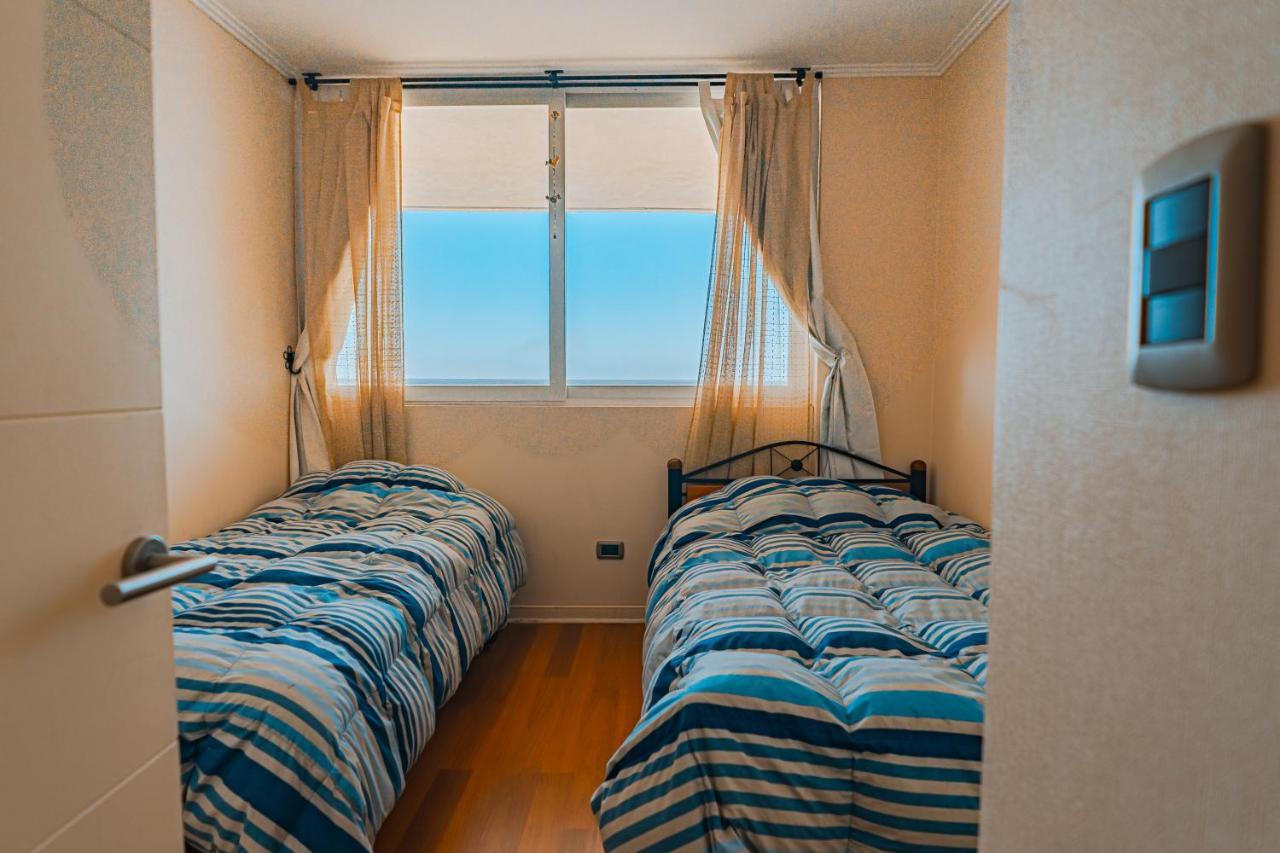 Hermoso Departamento Con Insuperable Vista Al Mar Appartamento Vina del Mar Esterno foto