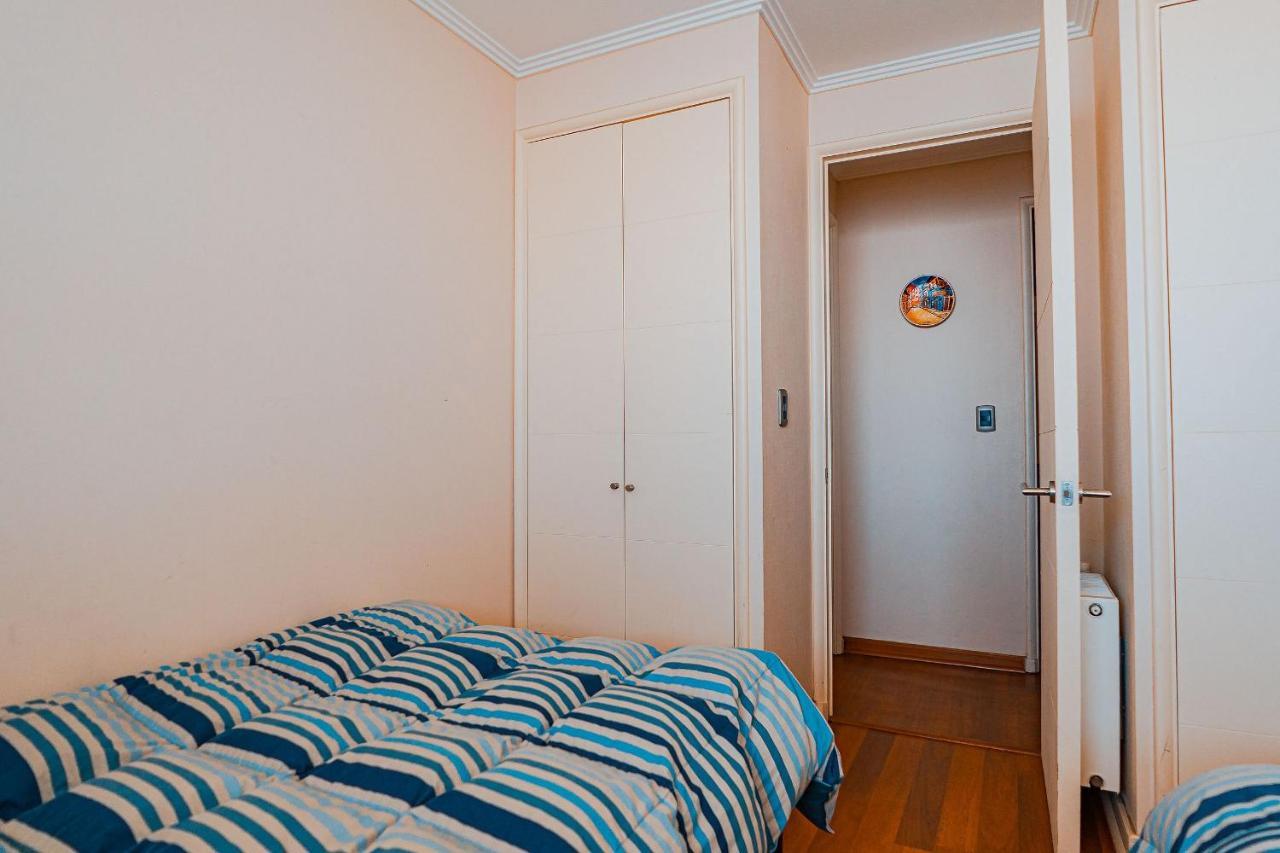 Hermoso Departamento Con Insuperable Vista Al Mar Appartamento Vina del Mar Esterno foto