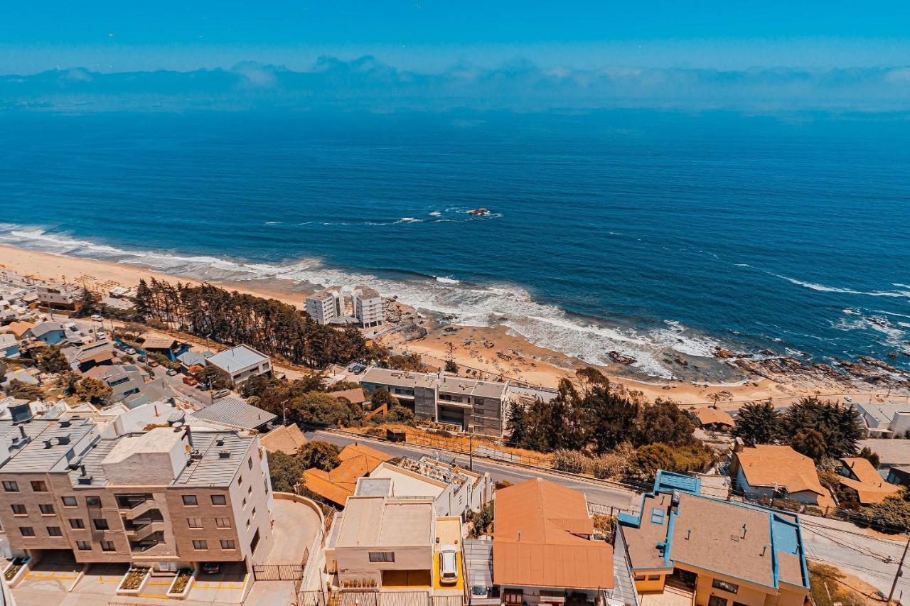 Hermoso Departamento Con Insuperable Vista Al Mar Appartamento Vina del Mar Esterno foto