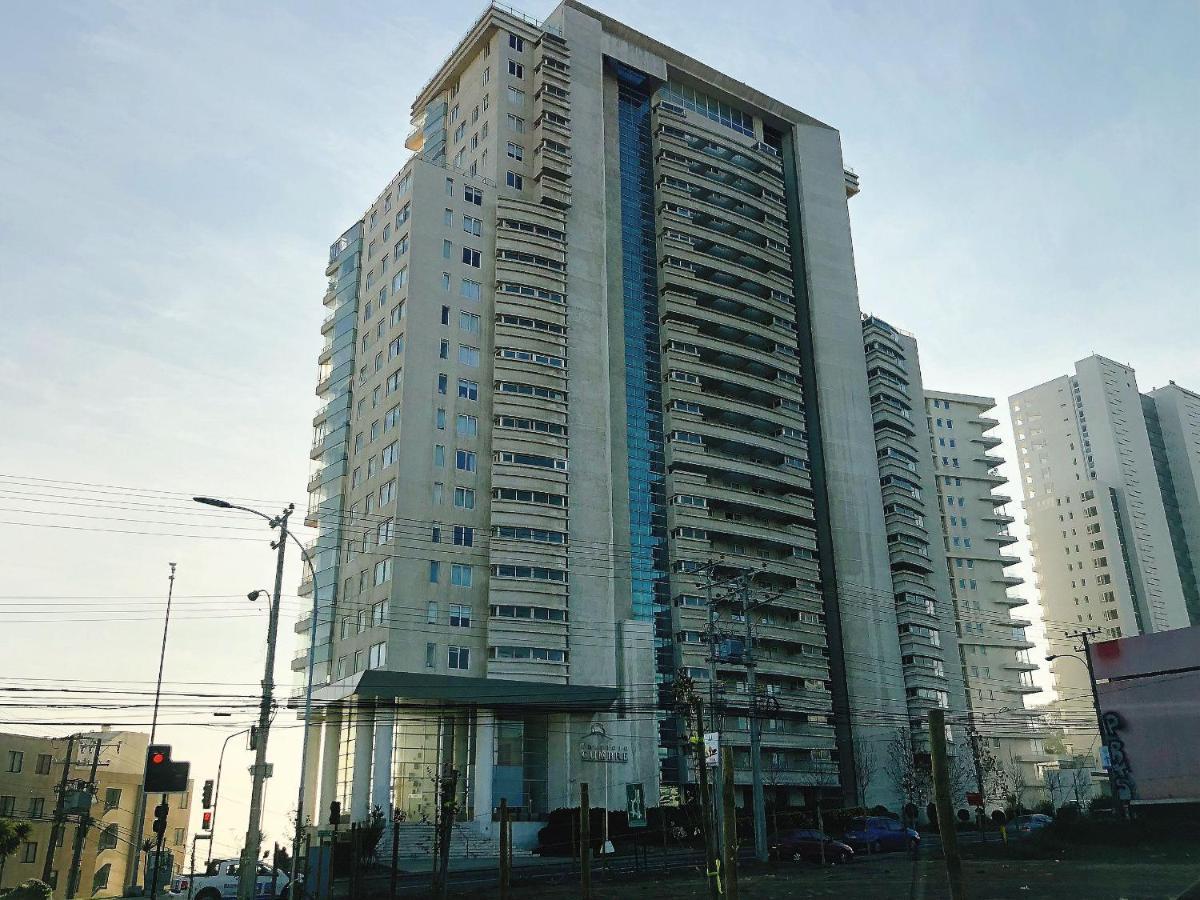 Hermoso Departamento Con Insuperable Vista Al Mar Appartamento Vina del Mar Esterno foto