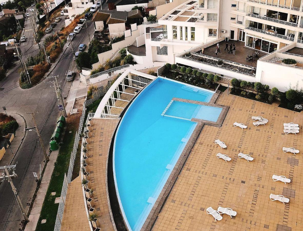 Hermoso Departamento Con Insuperable Vista Al Mar Appartamento Vina del Mar Esterno foto
