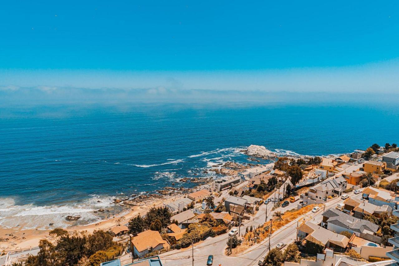 Hermoso Departamento Con Insuperable Vista Al Mar Appartamento Vina del Mar Esterno foto